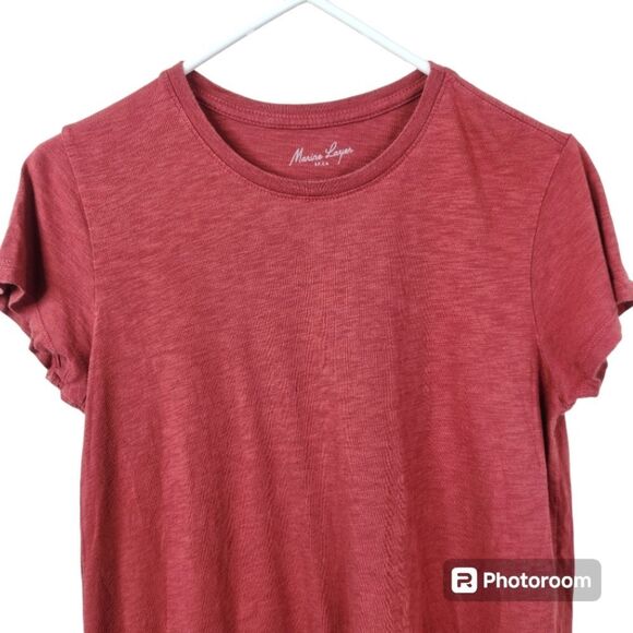 Marine Layer Vintage Red Short Sleeve Tee - Picture 3 of 6